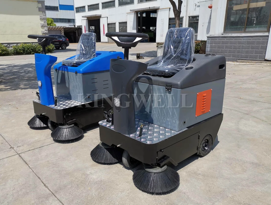 Kw-1050 Battery Powered Intelligent Smart Industrial Ride-on Vacuum Floor Sweeper