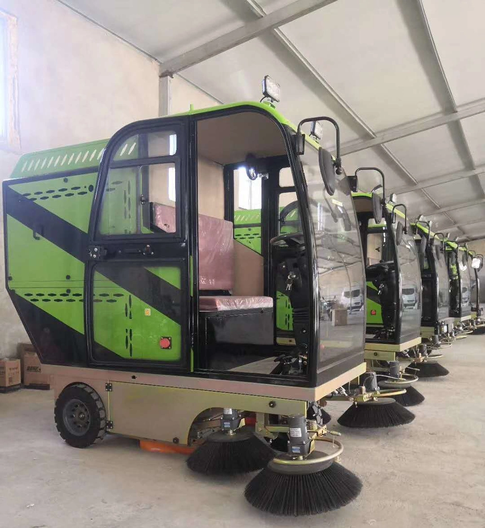 Al-Cl Industrial Electric Sweeper Electric Outdoor Road Sweeper Electric Vacuum Road Sweeper