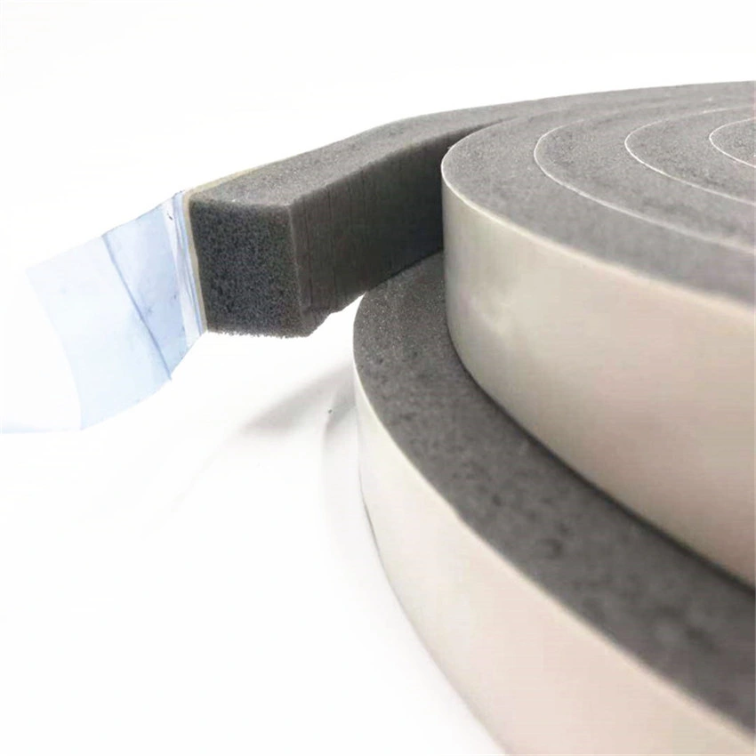Soft Closed Cell PVC Foam Weatherstrip Tape for Doors & HVAC Seals