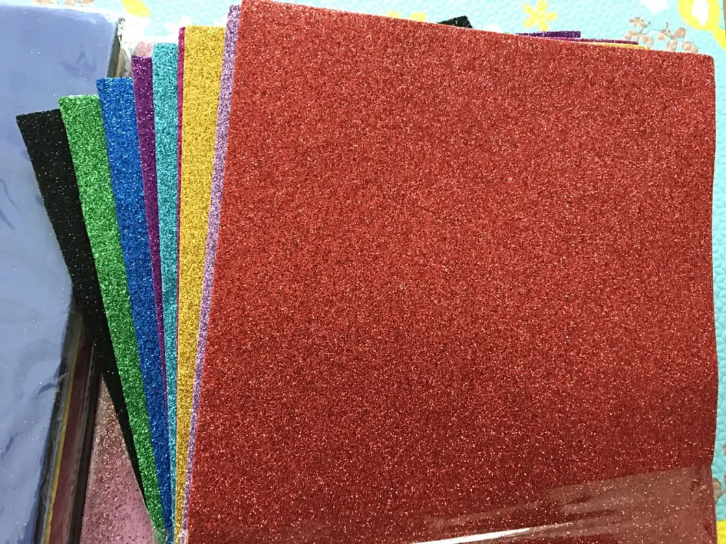 Glitter EVA Foam Sheet for School Craft in 2mm Thickness