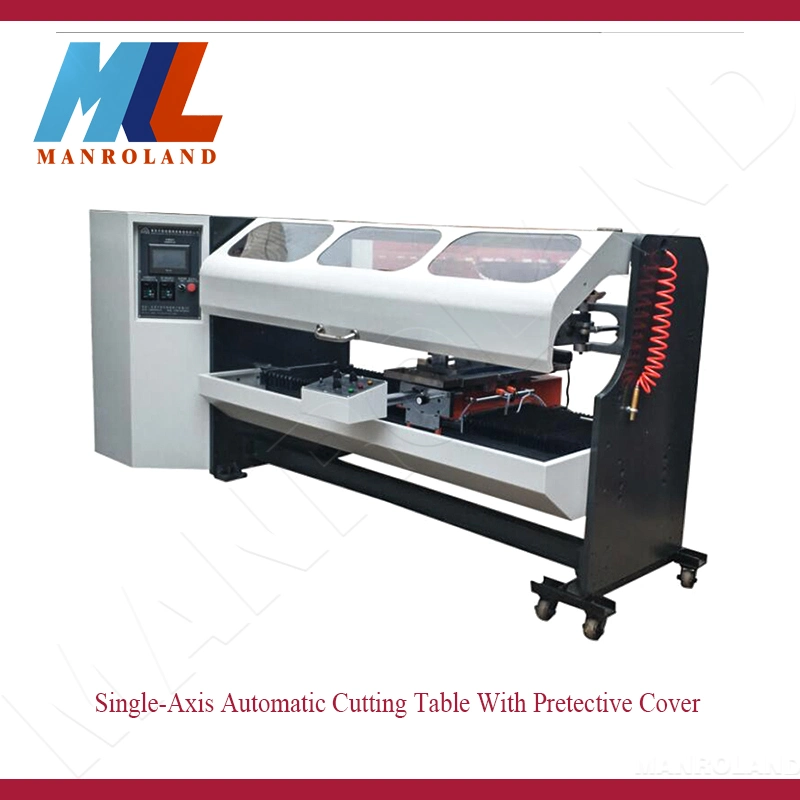 Rq-1300/1600 Double-Sided Tape, Coil Paper Cutting Table with Protective Cover.