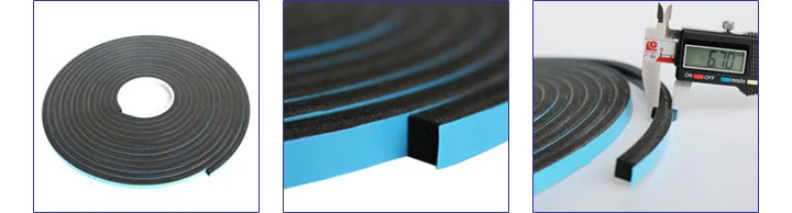 PVC/PE Strong Self Adhesive Foam Rubber Tape