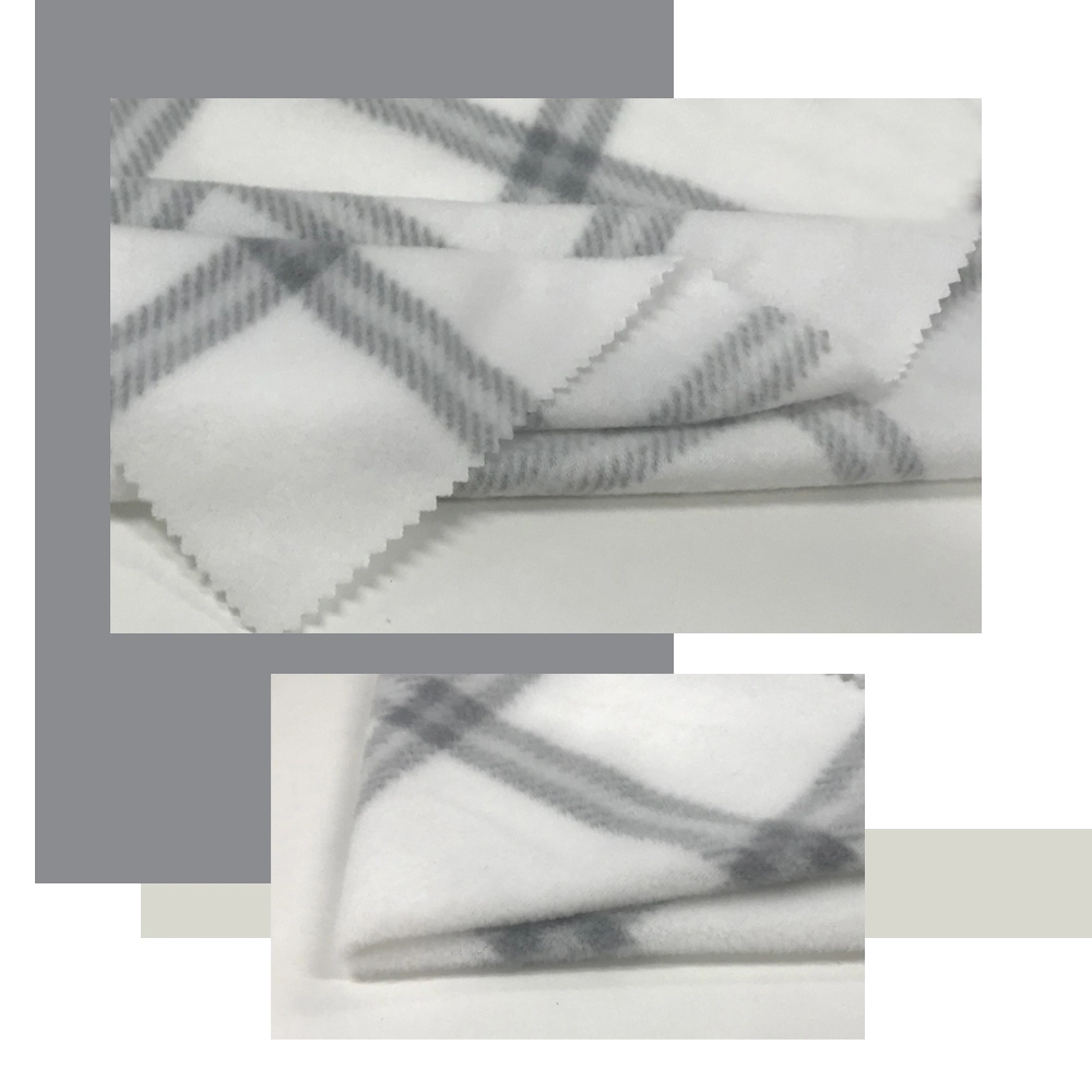 Single-Sided Polar Fleece Granular Fleece Fabric Single Shake Double Brush Polyester Warm Knitted Lining Fabric
