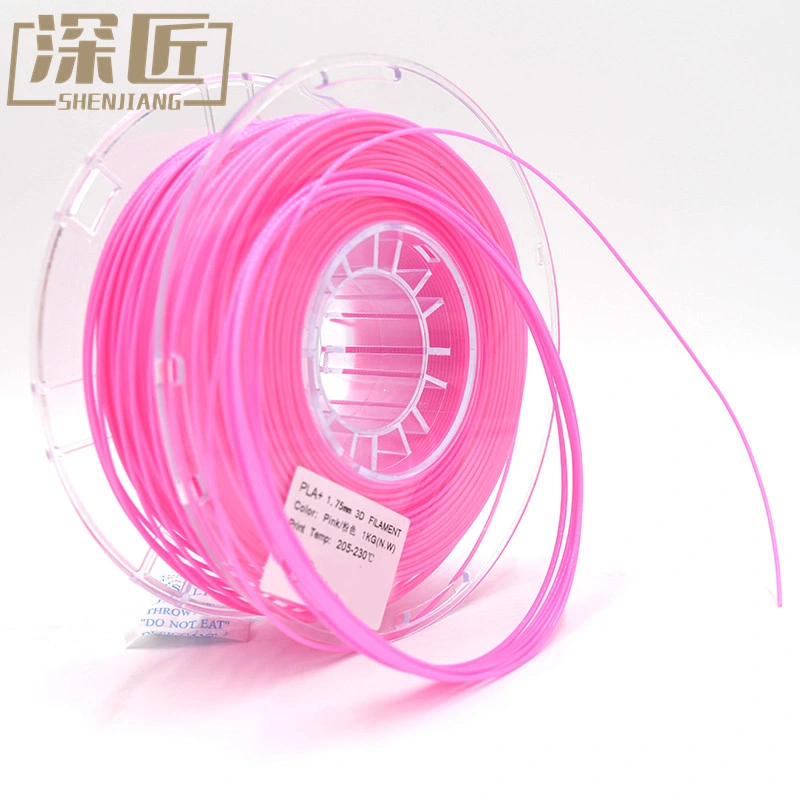 Wholesale Filament for 3D Printer Filament PLA PLA+ Filament 1.75mm 3mm 1kg/Roll Pink