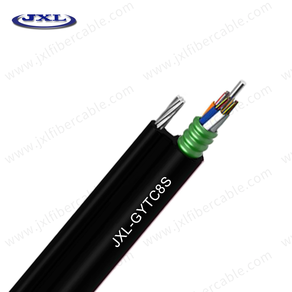2- 144 Core Figure 8 GYTC8S Self-Supporting Armored Fiber Optic Cable