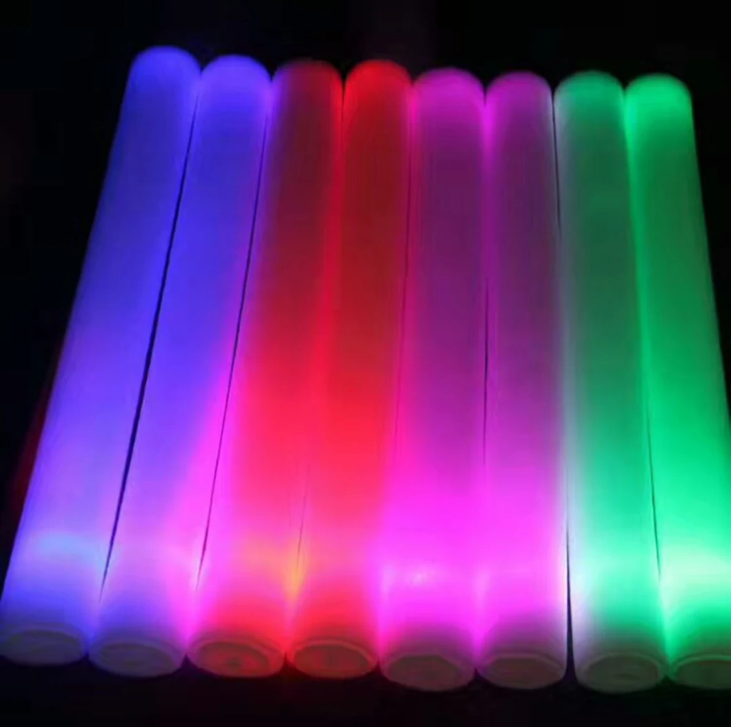 Foam Glow Stick Light up LED Flashing Foam Stick