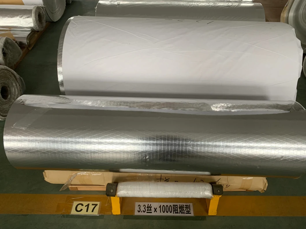 HVAC Fsk Heat Resistant Aluminum Foil Ductwork Tape for Pipe Insulation Factory Price
