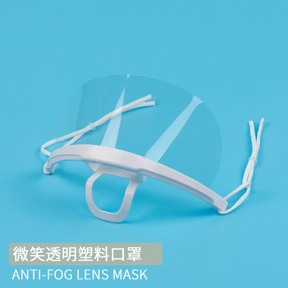 Clear Transparent Sanitary Mask for Permanent & Double Sided Anti-Fog Shield
