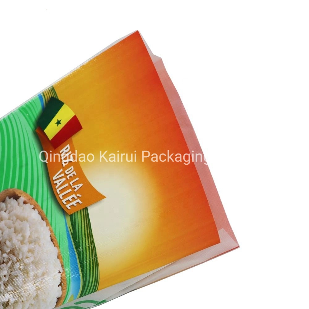 BOPP Laminated 10kg Rice Packing Bag, 50kg Plastic Rice Bag for Sale