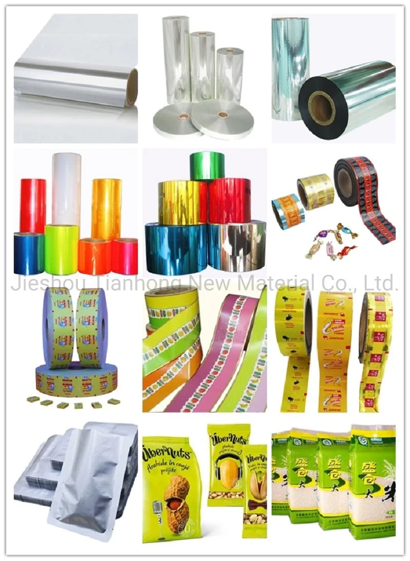 Heat Seal Food Packing Material Plastic Roll BOPP CPP Laminated Film Roll for Sachet