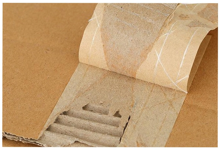 Water-Activated Kraft Paper Gummed Tape Reinforced Kraft Paper Tape for Carton Sealing Packing