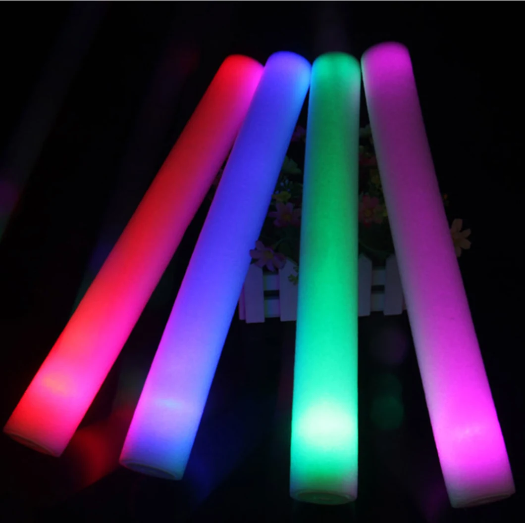 Foam Glow Stick Light up LED Flashing Foam Stick