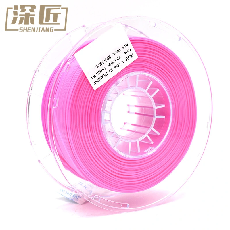 Wholesale Filament for 3D Printer Filament PLA PLA+ Filament 1.75mm 3mm 1kg/Roll Pink