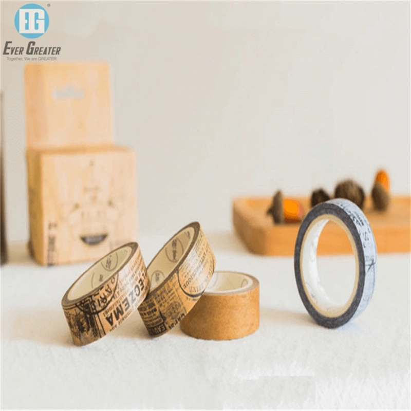 Decoration Colored Printed Paper Masking Adhesive Washi Tape Paper Tape