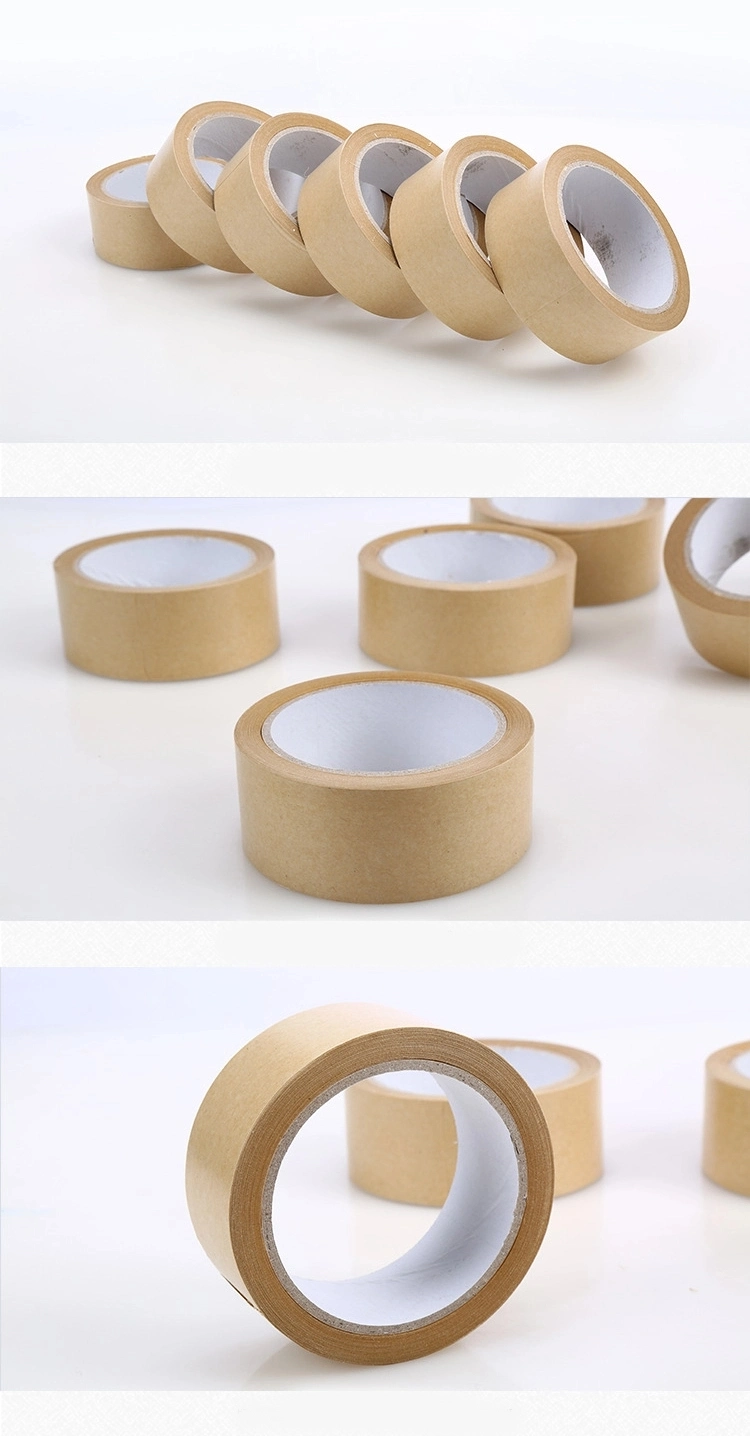 Custom Logo Kraft Reinforced Paper Adhesive Packing Tape Color OPP Packaging Tape with Logo