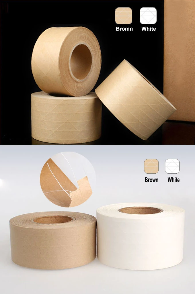 2018 Reinforced Water Activated Custom Printed Kraft Paper Tape