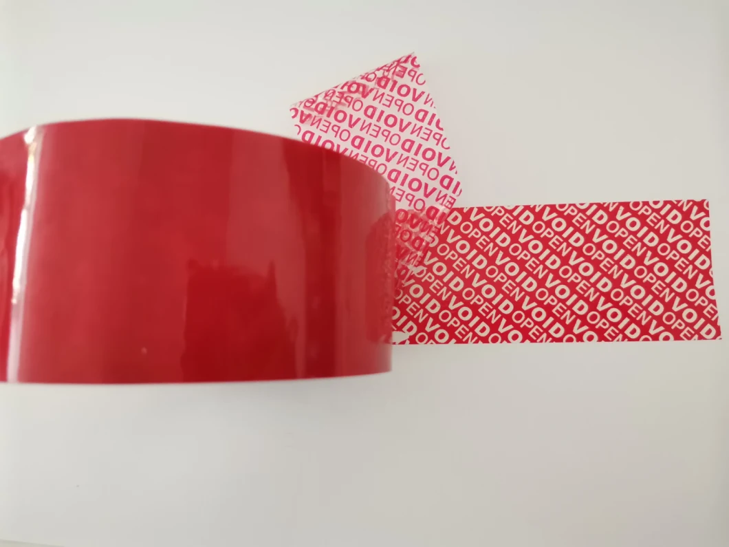 Customized Tamper Evident Security Tape Packing Tape