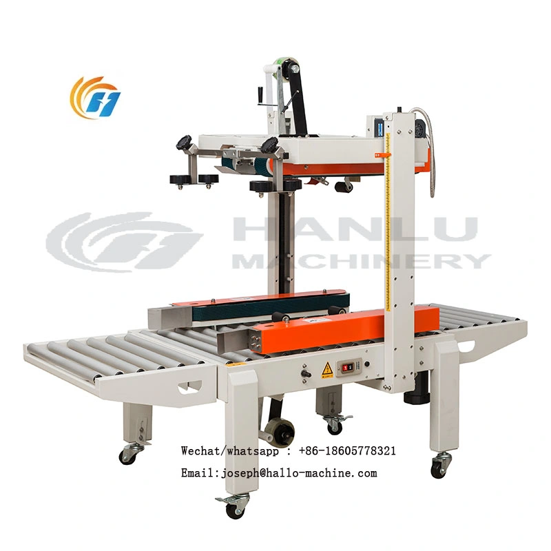 Top & Side Conveyor Box Tape Sealing Machinefor Heavy Carton