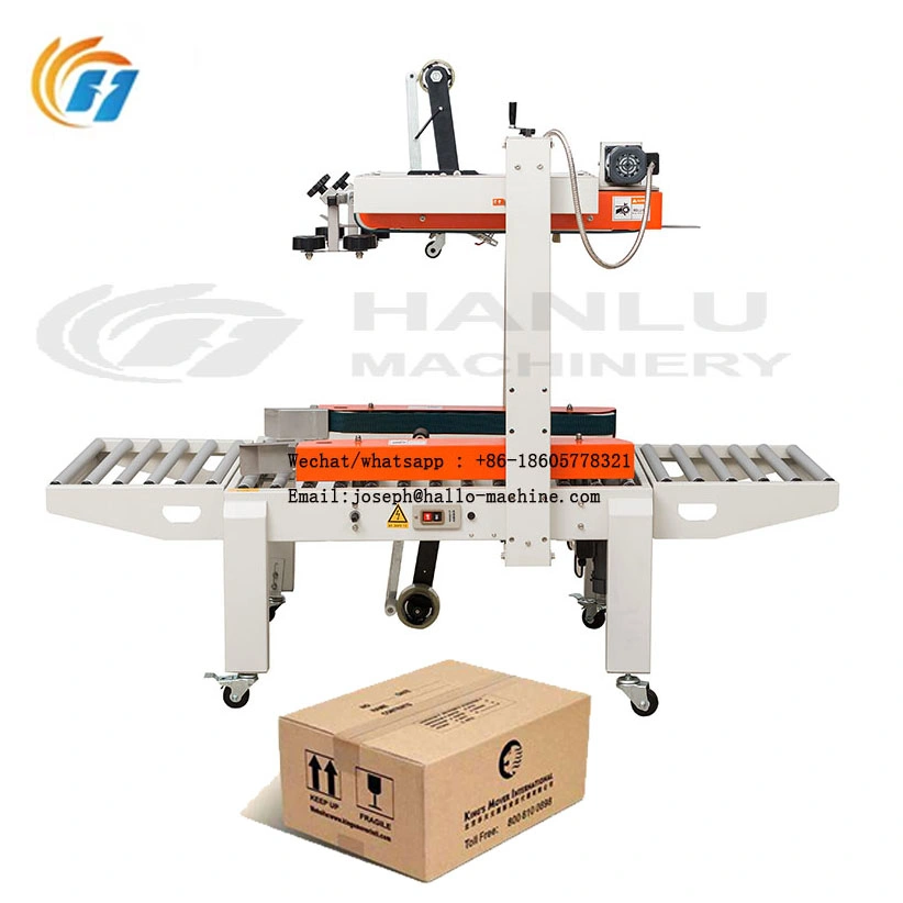 Top & Side Conveyor Box Tape Sealing Machinefor Heavy Carton