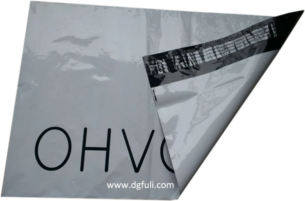 Co-Extrusion Customized Logo Printed Opaque Recyclable Mylar Bag with Non-Reusable Adhesive Tape