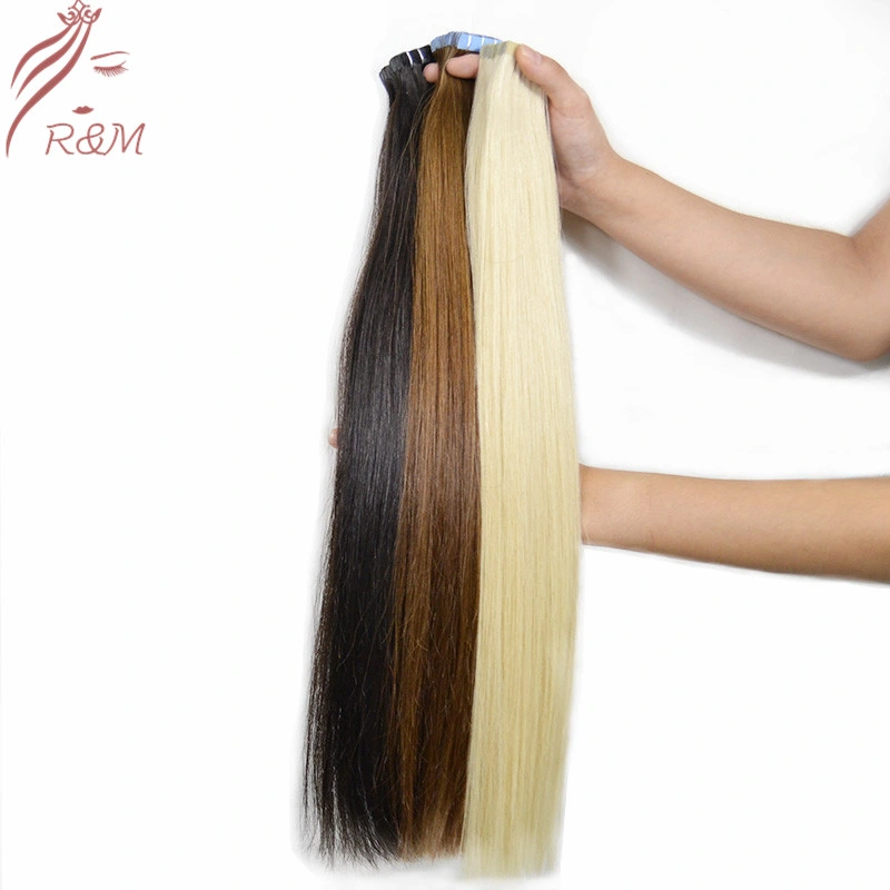 Seamless Balayage Color Custom Colored Tape in Hair Extensions Hair