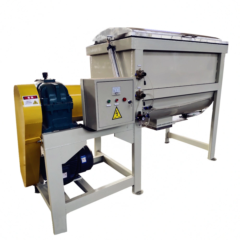 Horizontal Ribbon Mixer Industrial Dry Powder Ribbon Feed Blender Mixing Machine Manufacturer