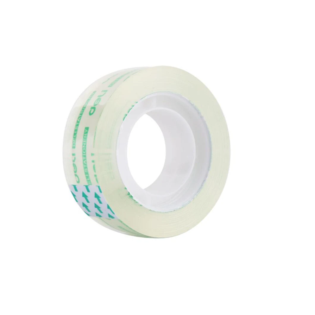 High Performance Office Stationery Supply Transparent 18mm Width Deli Desktop Adhesive Tape