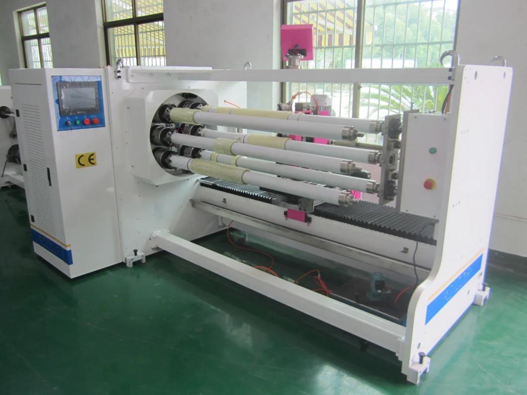 Full Auto Six-Shaft BOPP/OPP Adhesive Tape/Scotch Tape/Gummed Tape/Foam Tape Slitting Machine