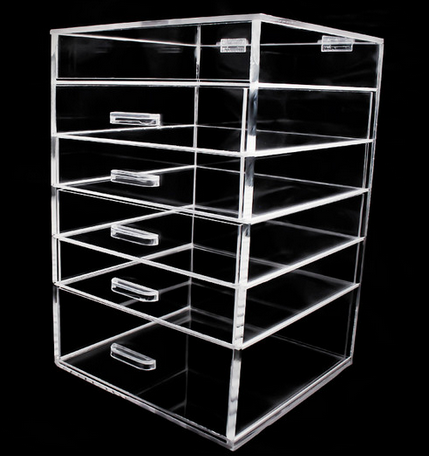 Acrylic Drawer Case, Acrylic Drawer Box, Acrylic Makeup Display, Acrylic Jewelry Storage