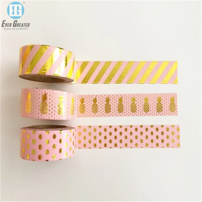 Acrylic Washi Tape Waterproof Paper Adhesive Tape Packed Washi Paper Tape