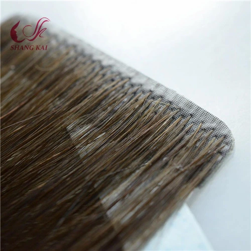 Wholesale 100% Human Virgin Remy Transparent Tape Hair Extension