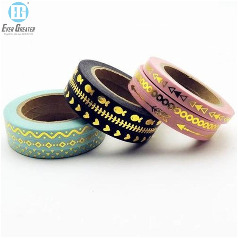 Acrylic Washi Tape Waterproof Paper Adhesive Tape Packed Washi Paper Tape