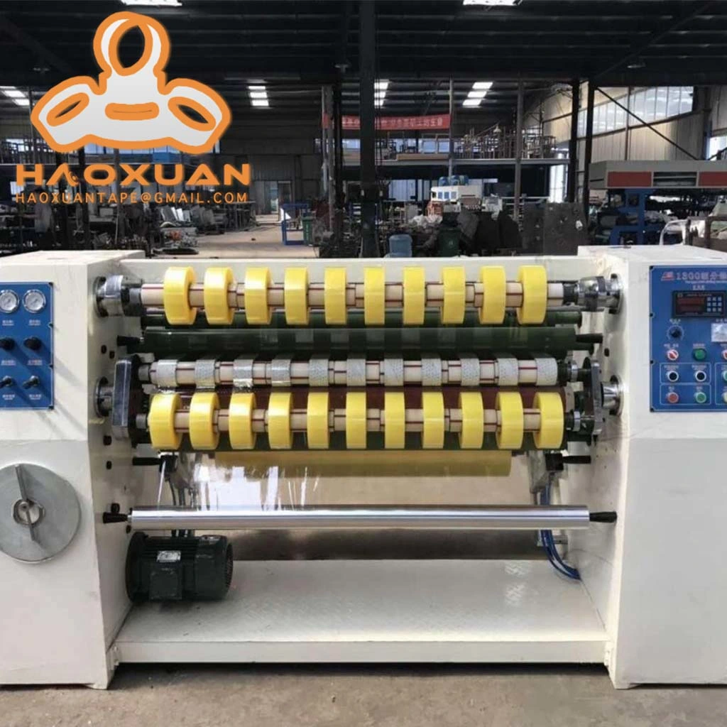Jumbo Roll BOPP OPP Adhesive Tape Roll Cutting Rewinding Slitting Machine