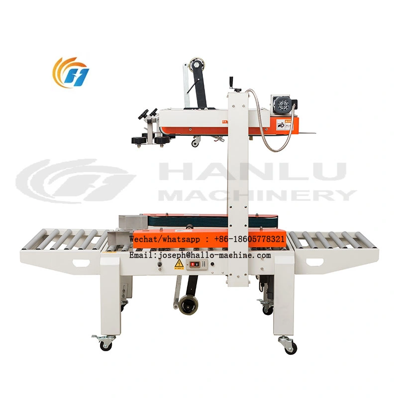 Top & Side Conveyor Box Tape Sealing Machinefor Heavy Carton