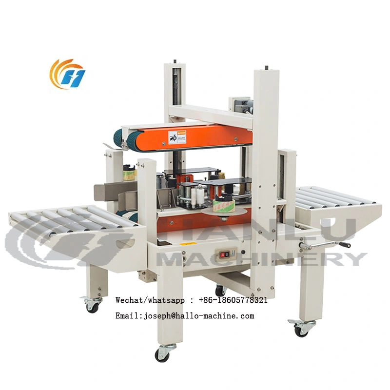 Automatic Carton Packing Machine Semi-Auto Carton Tape Sealing Machine for Medicine and Chemical Industries