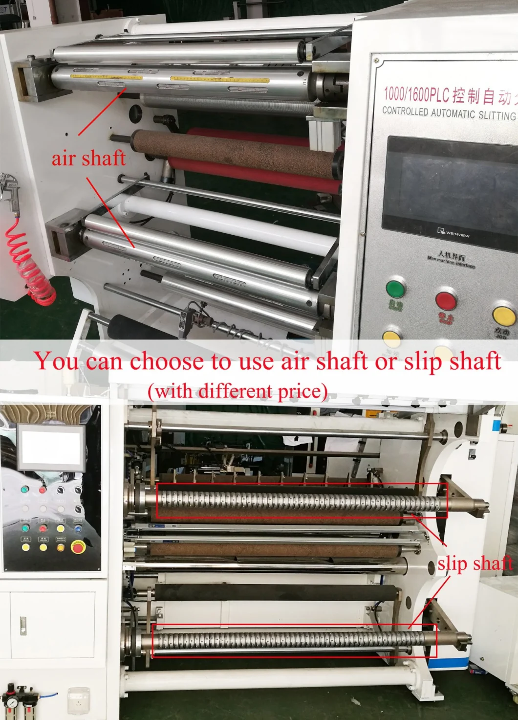 Automatic PVC Tape Jumbo Roll Cutting Machine BOPP Film Slitting Machine