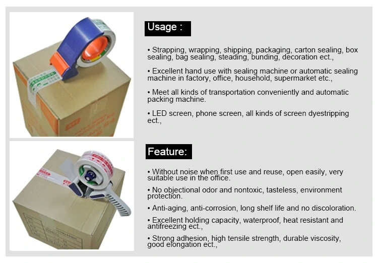 Used for Office and School BOPP Acrylic Stationery Tape