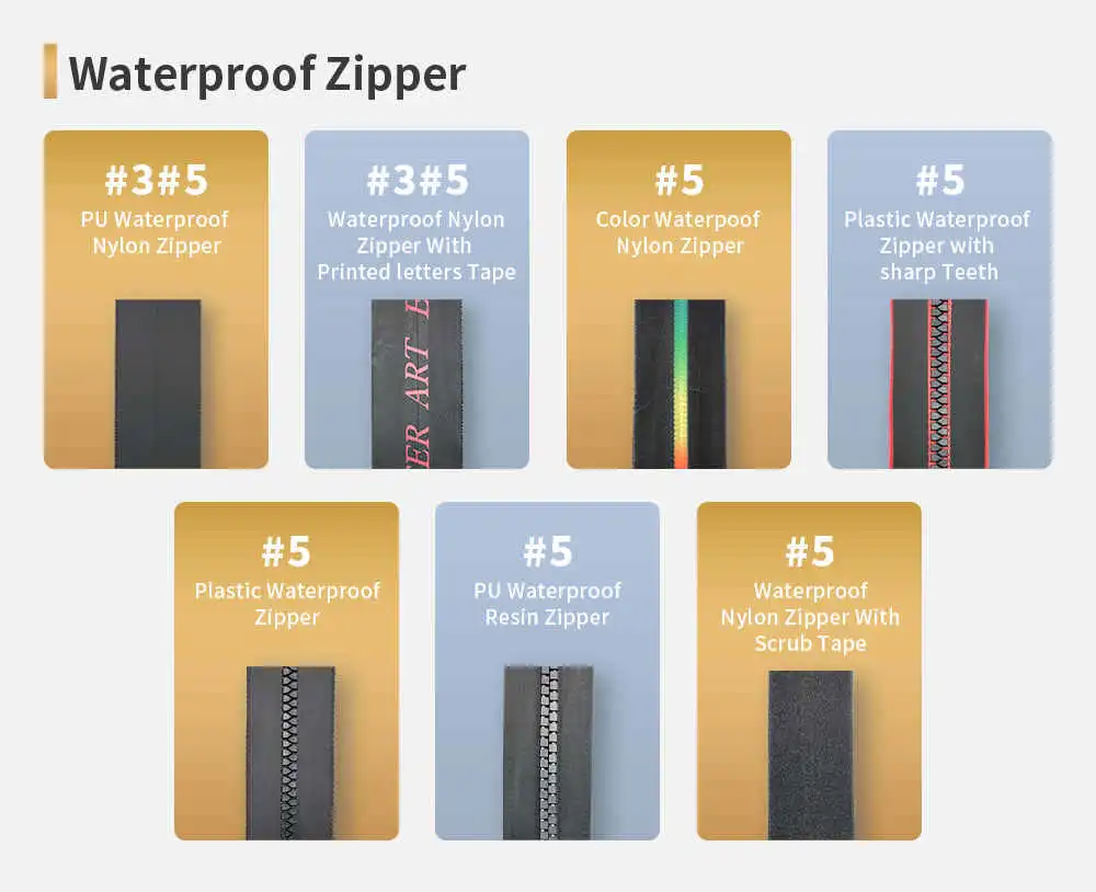 Custom Transparent PVC Tape Zipper Nylon Zipper Rolls for PVC Plastic Bag