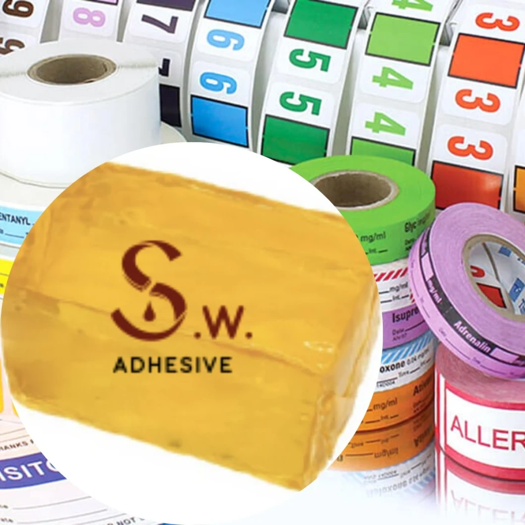 Premium Hot Melt Glue/ Pressure Sensitive Adhesive (PSA) for Sticker/ Tape Labeling/ Labels