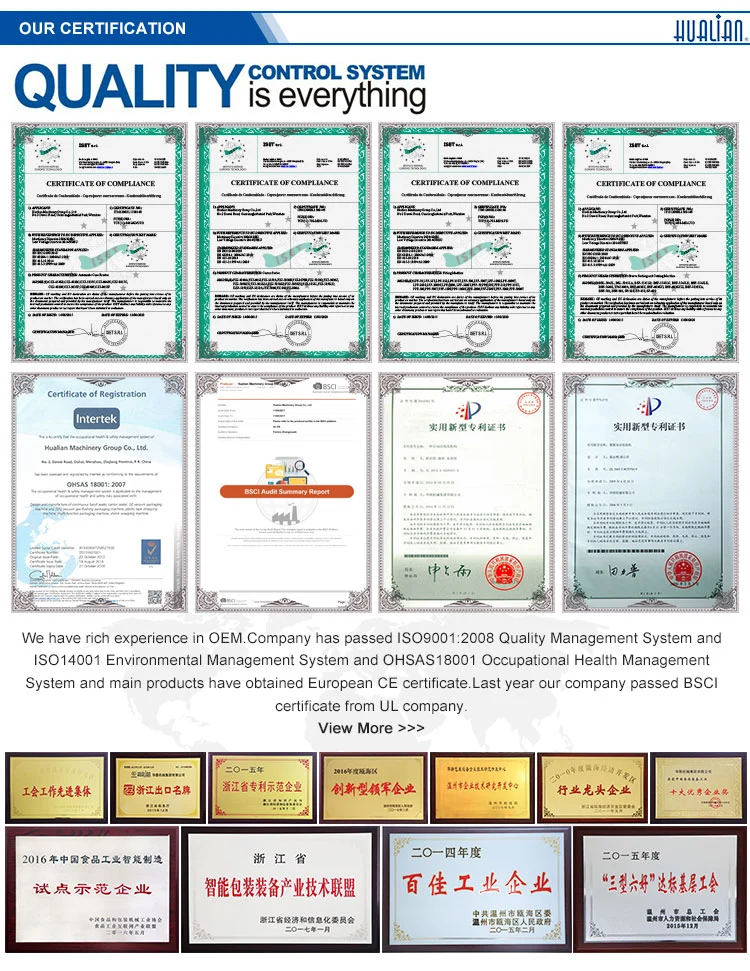 Dzf-5050 Hualian Transparent Carton Sealing Tape Popular Market Welcome