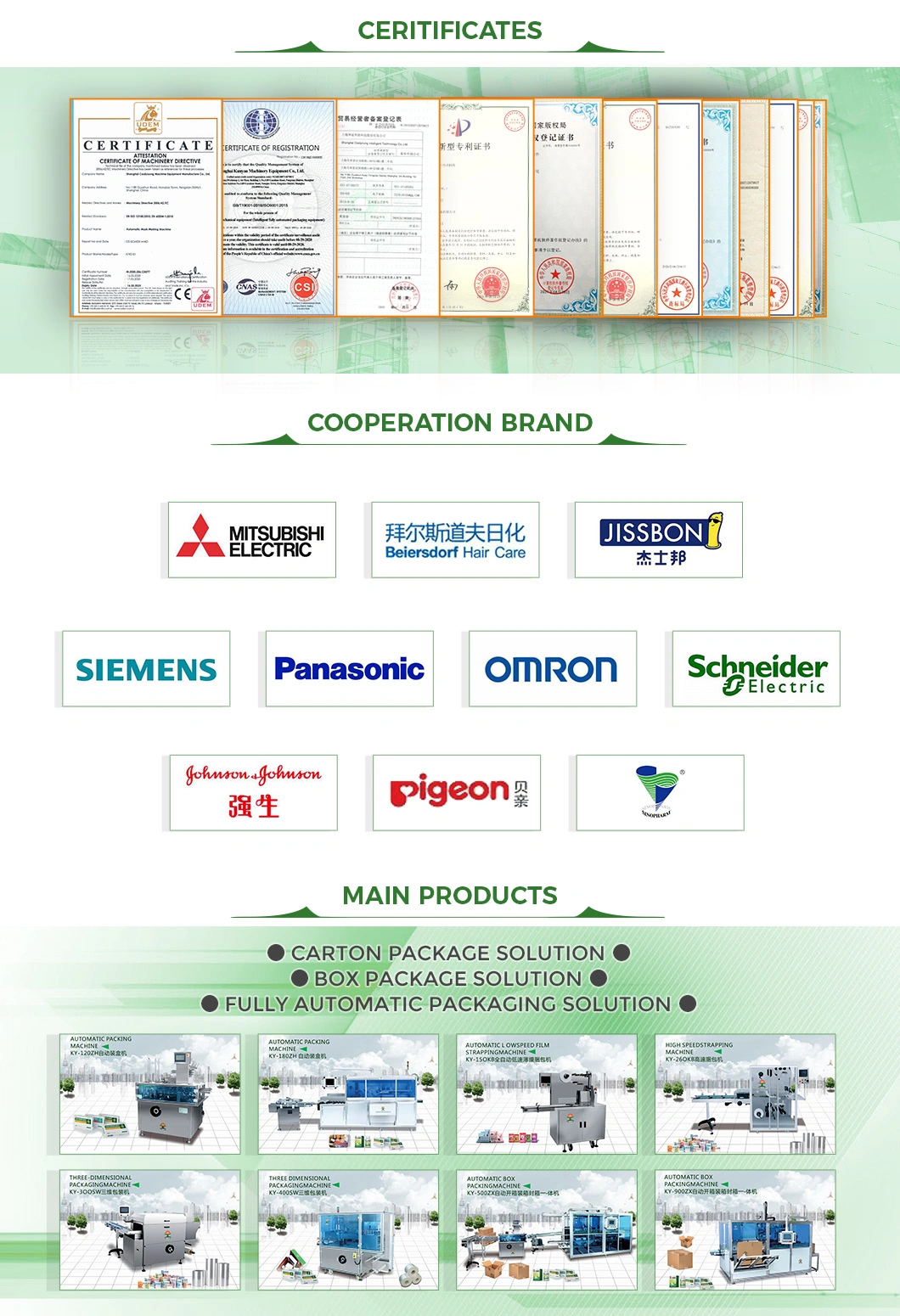 Automatic Carton Packing Machine for Sealing with BOPP Adhesive Tape