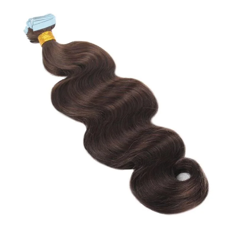 100 Remy Human Natural Hair Color Tape Hair Extension