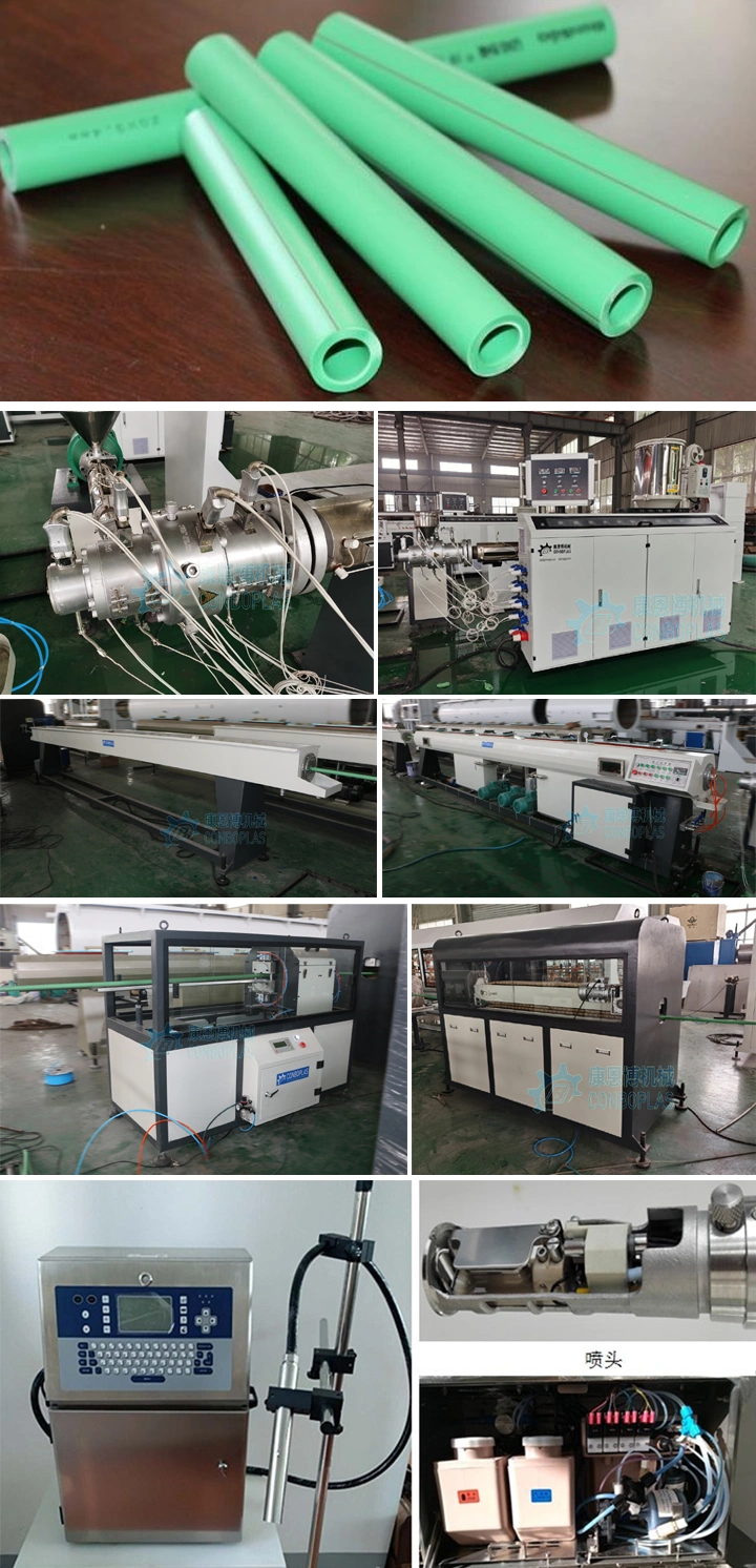 Plastic Extruder 1/2inch 2inch Hot Cold Water PPR Pipe Production Extrusion Line