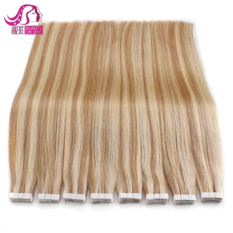 Ombre Piano Color Tape Hair Human Hair Tape in Hair in Stock