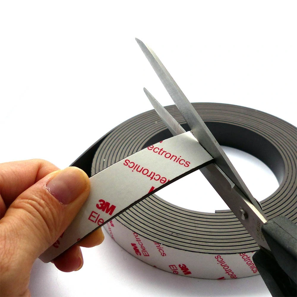 1 Inch X 10 Feet Flexible Magnetic Tape Magnetic Strip with Strong Self Adhesive