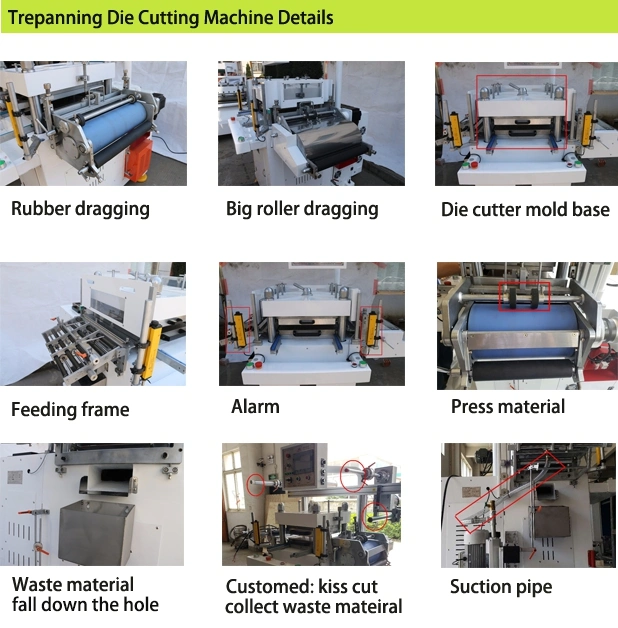 High Speed Automatic Foam Tape/Acrylic Tape Treanning Die Cutting Machine with Small Hole