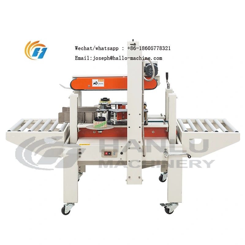 Automatic Carton Packing Machine Semi-Auto Carton Tape Sealing Machine for Medicine and Chemical Industries