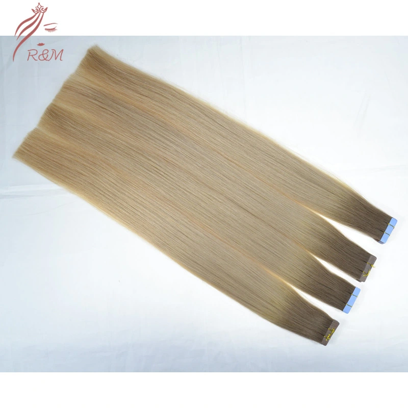 Hot Selling Russian Balayage Ombre Color Tape in Human Hair Extension