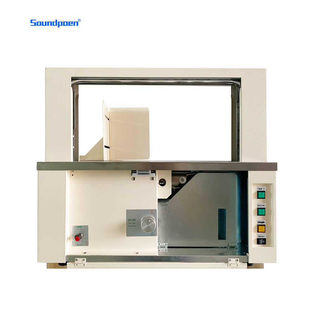 High Quality Grade Paper Tape OPP Tape Banding Machine Paper Note Bundling Machine Bank Strap Used in Retail