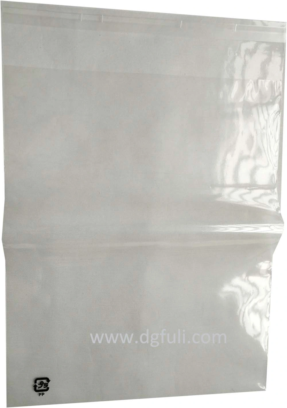 Customized Offset Printed High-Quality Laminated Transprant Packaging Bag with Self Adhesive Tape